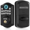 VEVOR Fingerprint Door Lock, Keyless Entry Door Lock with Fingerprint/Keypad Code/Key, Auto Lock, Anti-Peeking Password, IP 63 Rating for Front Door,
