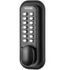 VEVOR Mechanical Keyless Entry Door Lock, 14 Digit Keypad, Outdoor Gate Door Locks Set with Surface-mounted Latch, Water-proof Zinc Alloy, Keypad and