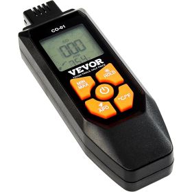 VEVOR Carbon Monoxide Detectors, 0-1000PPM CO Detector with Audible & Visual Alarm, Portable CO Gas Meter Tester with Temperature Sensor, LCD Backlit