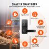 VEVOR Smart Lock, 5-in-1 Smart Door Knob, Fingerprint Deadbolt with App Control, Bluetooth Smart Lock, Keyless Entry Door Lock with Handle, Biometric