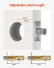Deadbolt Lock Round Single Cylinder Dead Bolt Keyed 1 Side Satin Nickel 3 Keys