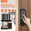 VEVOR Mechanical Keyless Entry Door Lock, 14 Digit Keypad, Outdoor Gate Door Locks Set with Surface-mounted Latch, Water-proof Zinc Alloy, Keypad and