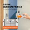 VEVOR Push Bar Door Locks, Carbon Steel Panic Bars for Exit Doors, with Exterior Lever and 3 Keys, Push Bar Panic Exit Device Door Hardware for Metal