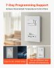 7 Day Programmable Thermostat for Underfloor Heating Pump LCD Touchscreen