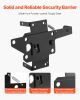 VEVOR Self-Locking Gate Latch Metal Heavy Duty Auto Gravity Lever with Lock Hole