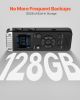 Digital Voice Recorder 128GB Voice Activated Audio Recorder with Playback USB